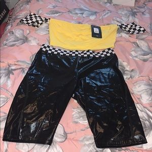 A two piece biker set